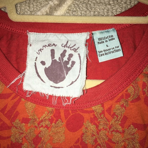 Inner Child LS Top With Flowers - Picture 5 of 7